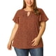 thumbnail image 1 of BluDe GaEstampado Floral ManAcampanaOjo De CerraduTalGrande PaMujer Borgo3XL, 1 of 6