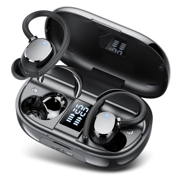 Auriculares Bluetooth Hadbleng 2025 Sport con LED 128H Playtime