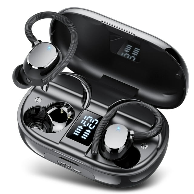 Auriculares Bluetooth Hadbleng 2025 Sport con LED 128H Playtime