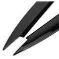 thumbnail image 6 of Front Headlight Eyelid Eyebrow Cover Trim - Black ABS Design, 6 of 10