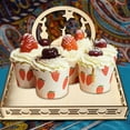 thumbnail image 4 of Wooden Artistic Eid Mubarak Party Serving Tableware Tray Display Wood Decor, 4 of 6