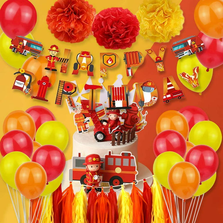 Birthday Party Supplies Red Yellow Blue - Temu