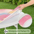 thumbnail image 5 of Colorful Cloud Star Pattern Round Fitted Tablecloth with Elastic Edge,Dining Table Cover Waterproof,Outdoor Round Tablecloth for Camping,Dining,Indoor and Outdoor, 5 of 7