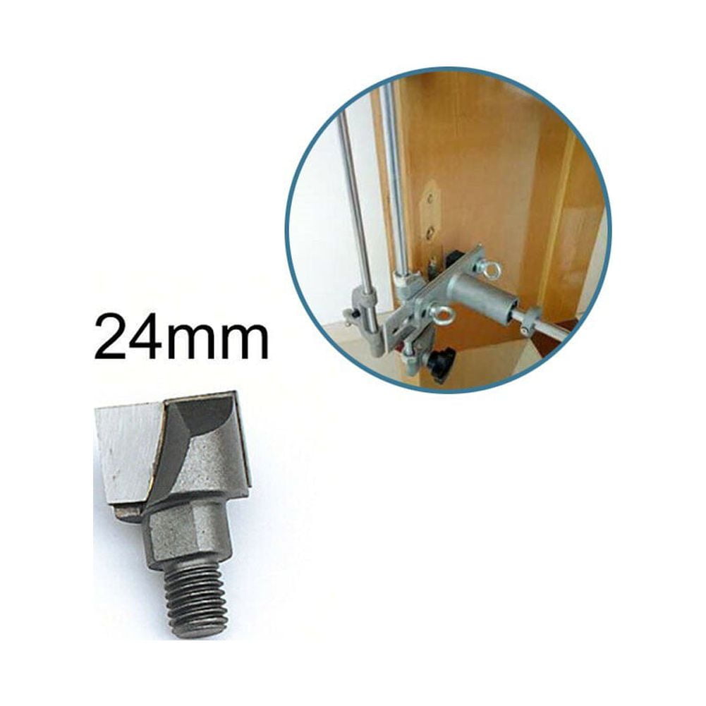 90MM Mortice Lock Fitting Jig new Carbide Tip Wood Cutter Door Lock Mortiser Set