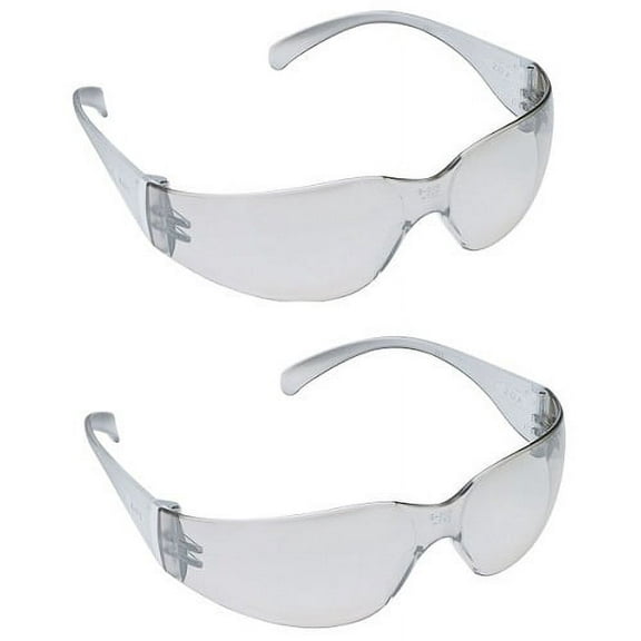 3M 11328 Virtua Anti-Fog Safety Glasses, Clear Temples, 2-PACK