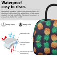 thumbnail image 3 of Lunch Bag Lunch Box for Women Reusable Insulated Lunch Bags,Water-Resistant Cute Pineapple Fruit Cooler Lunch Tote Bag, Large Capacity for Work Travel Picnic, 3 of 6