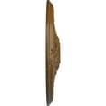 thumbnail image 4 of Ekena Millwork 26 1/4"OD x 3 1/4"P Athens Ceiling Medallion (Fits Canopies up to 3 5/8"), Hand-Painted Smokey Topaz Crackle, 4 of 5
