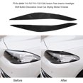 thumbnail image 4 of Carbon Fiber Headlight Eyebrow Eyelids Replacement for F10 5 Series 2010-2013, 4 of 7