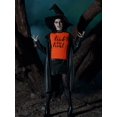 thumbnail image 2 of Trick Or Treat Quote T-Shirt Women -Image by Shutterstock, Female Large, 2 of 4