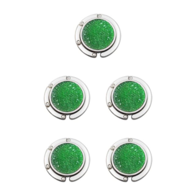 Toystoory Bolso plegable ganchos bolso seguro y al alcance donde quiera que vaya bolso plegable perchas verde Type2 NO2