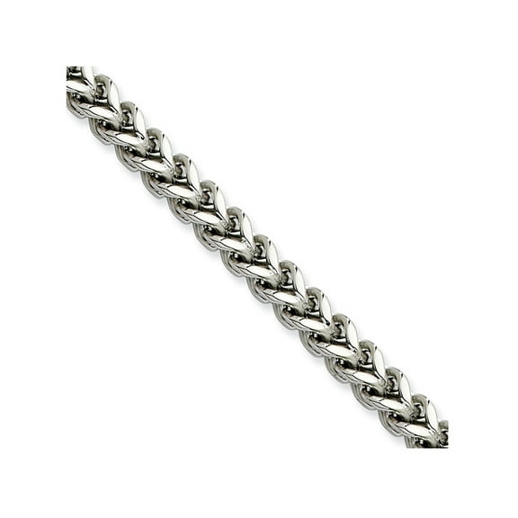 Chisel Stainless Steel 5.50mm 22in Franco Chain Necklace