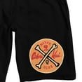 thumbnail image 2 of Cobra Kai Crossbones Men's Black Sleep Pajama Shorts-XL, 2 of 3