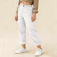 thumbnail image 4 of Kids Linen C𝐚pri Pants 2026 Summer Trendy Cropped Trouser Beach Casual Fashion Capris Clothes Straight Leg Loose Sweatpant, 4 of 7