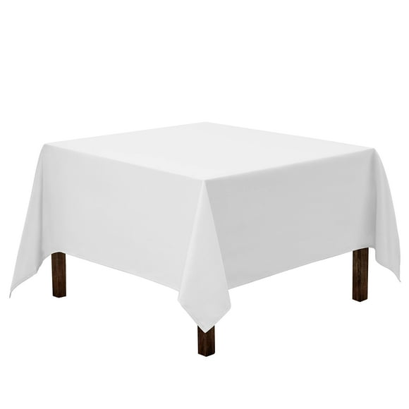Mantel Gee Di Moda cuadrado 70x70 cm de poliéster blanco