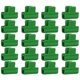 thumbnail image 1 of 20 Pack Greenhouse Film Retaining Clips, Laminated Plastic Clips For Sheds Banners, Frames And Row Covers 11mm Diameter, 1 of 3