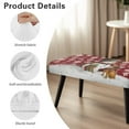 thumbnail image 7 of FUIALDOLG Stretch Bench Covers, Christmas Snowman Puppy Printed Bench Seat Protector, Washable Slipcover, Rectangle Covers for Dining Room, Living Room, Kitchen, 7 of 7