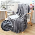 thumbnail image 3 of CSChome Temperature Regulating Blanket Cozy Coral Flannel Blanket: Energy-Efficient Temperature Control Comfort, 3 of 7