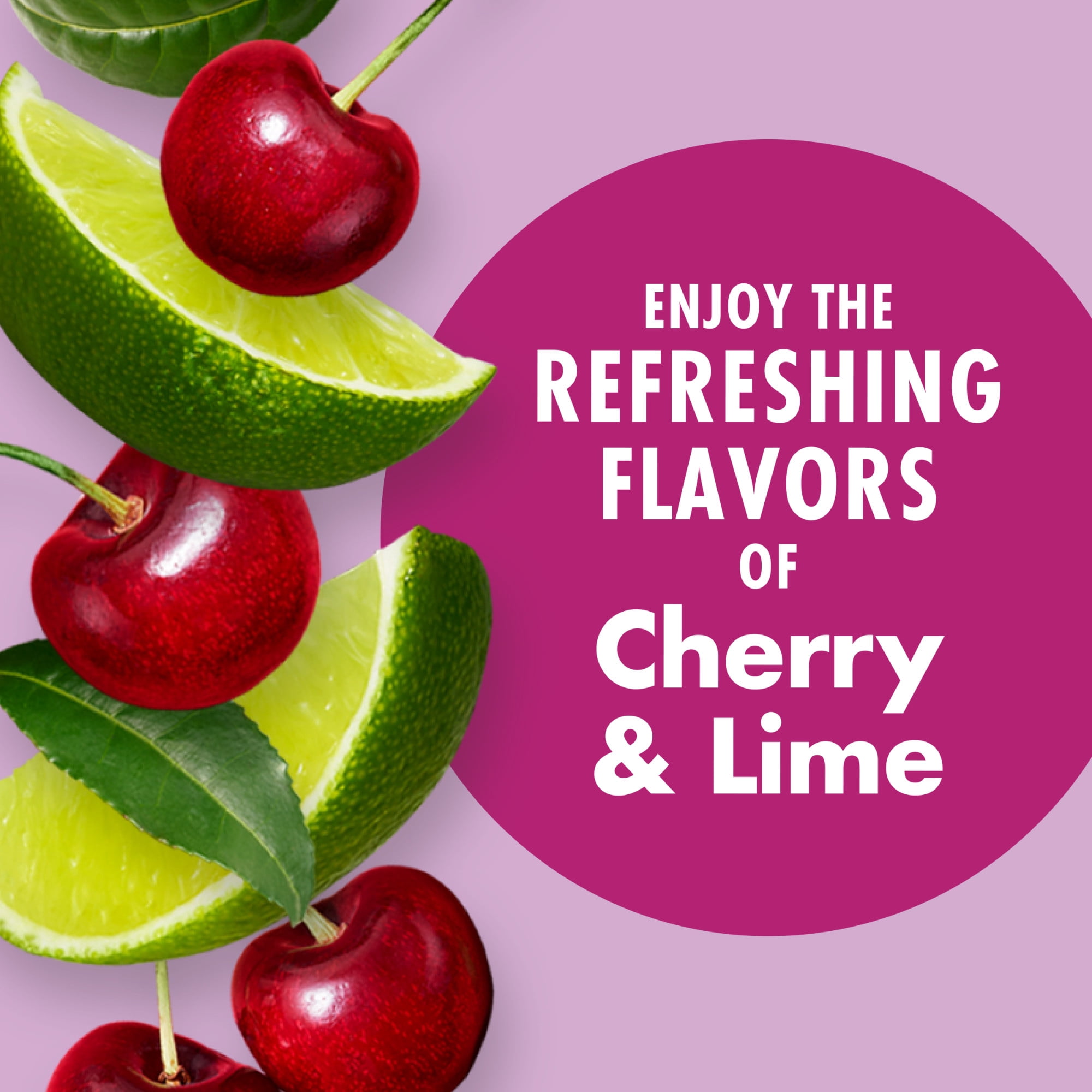 (4 pack) V8 Energy Zero Sugar Cherry Lime Energy Drink 8 fl. oz. Can (6 Pack)