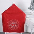 thumbnail image 4 of RKSTN Chairs Cover Christmas Dining Chair Back Cover Detachable And Washable Chair Protection Cover Suitable For Christmas Home Kitchen Restaurant Chair Decoration, 4 of 5