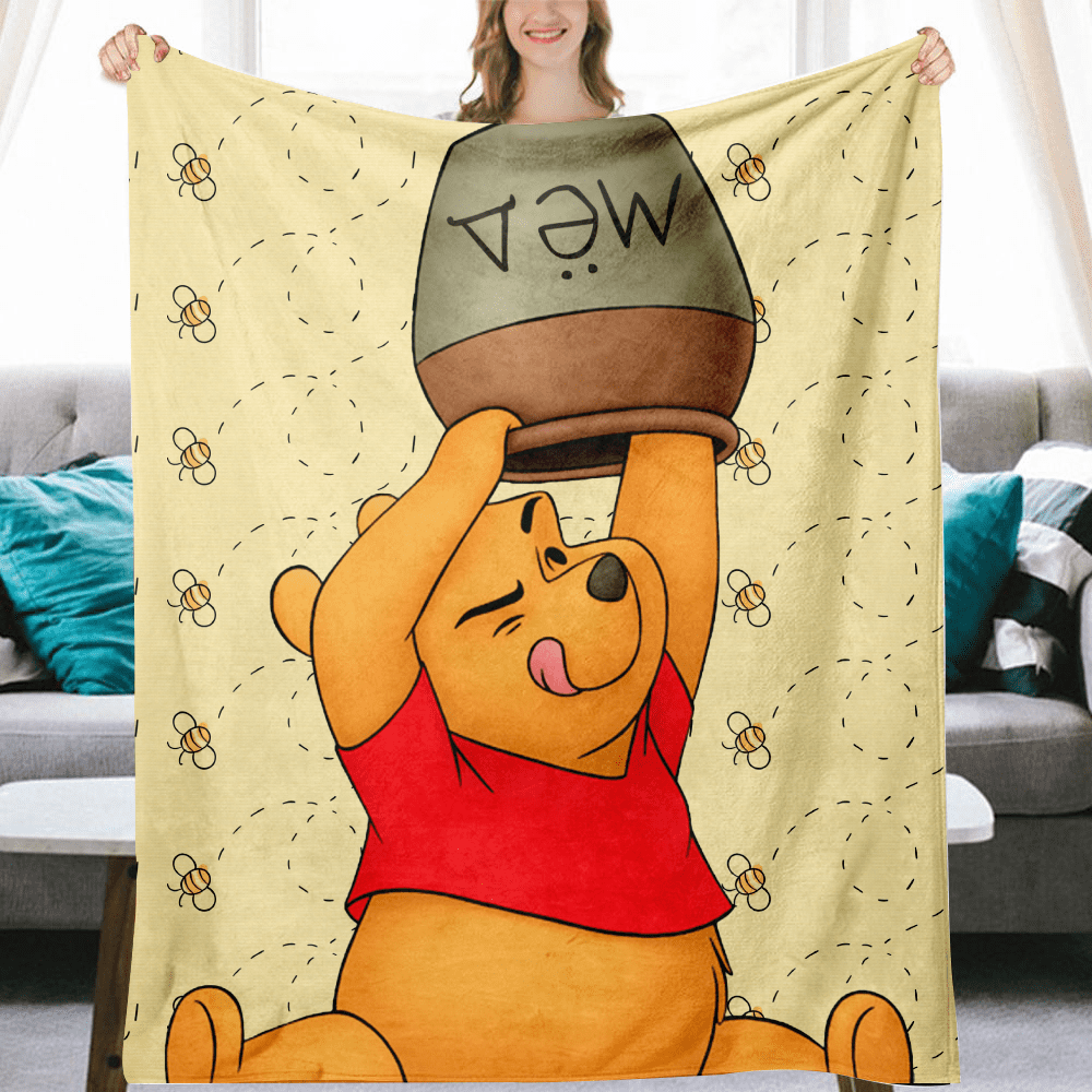 Winnie the Pooh Blankets Throws Ultra Soft Blanket Lightweight for Valentine Gifts 32x47inch 80x120cm Walmart