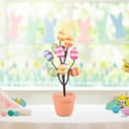 thumbnail image 1 of Desktop Decor Easter Egg Decoration Tree Easter Egg Bonsai Artificial Easter Decoration Easter Simulation Eggs Potted Cartoon Printed Eggs Easter Desktop Decoration Ornaments, 1 of 4