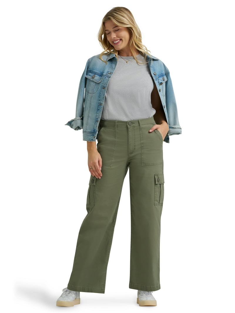 132【FR2月桃限定品】2way Stretch Cargo Pants Pulling Strings Satin High-Rise Cargo Pants | Windsor