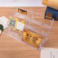 thumbnail image 5 of PENGXIANG NEW 8 Pocket Desktop Business Card Holder Clear Acrylic Countertop Stand Display, 5 of 5