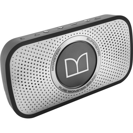 Monster Splash-resistant Superstar Portable Bluetooth Speaker - Gray/black
