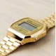 thumbnail image 5 of Reloj Casio Vintage Unisex Color de la correa Dorado Color del bisel Dorado Color del fondo Azul claro, 5 of 8