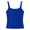 Blue, variant on Girls Ribbed Knit Square Neck Cami Sleeveless Fitted Crop Tank Top Casual Basic Layering Shirt for Summer Outfits Beige Size 7-8 Years