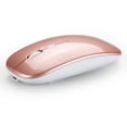 thumbnail image 3 of Wireless 2.4G Mouse Ultra-thin Silent Mouse Portable and Sleek Mice Rechargeable Mouse 10m/33ft Wireless Transmission, 3 of 8