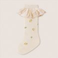 thumbnail image 2 of Ruffle Crew Socks,Cute Floral Frilly Socks Girls,Casual Turn Cuff Soft Crew Socks for Baby to Toddler Girls 0-12 Months 1T 2T 3T 4T 5T Kids, 2 of 9
