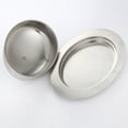 thumbnail image 6 of FRCOLOR Stainless Steel Butter Dish with Lid for Kitchen Use Silver Rust Resistant 7.5 Inch, 6 of 8