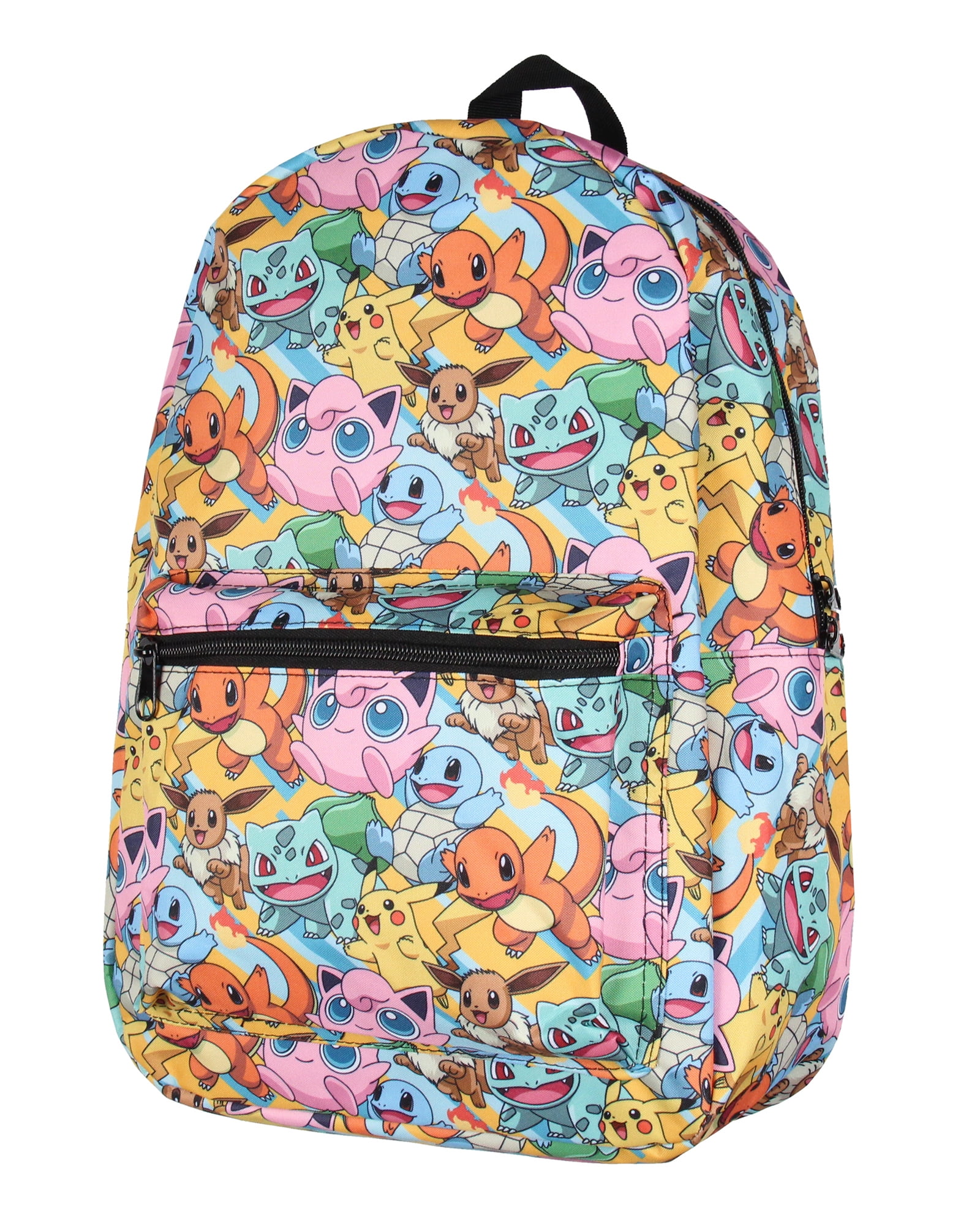 Pokemon Backpack Sublimated Character Laptop School Travel Backpack ...