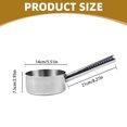 thumbnail image 3 of Iodue Cooking Utensils Kitchen Spoon Convenient Water Spoon Watering Soup Thickened Water Spoon Thickened Water Metal Water Kitchen Water Soup Silver Stainless, 3 of 4