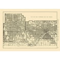 thumbnail image 3 of Reynold 14x11 Black Modern Framed Museum Art Print Titled - Minneapolis, St Paul Minnesota - Reynold 1921, 3 of 5