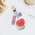 thumbnail image 4 of PENGXIANG FeiraDeVaidade Cute Acrylic Key Chains Double-Sided Pattern Keyring Decor Pendant Hanging Ornament Gift, 4 of 6