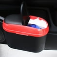 thumbnail image 2 of Double Open Garbage Box Car garbage box Door Hanging Trash Can Waste Storage Box Vehicle Garbage Bin blue, 2 of 9