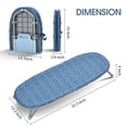 thumbnail image 3 of KK KINGRACK Foldable Ironing Board, Tabletop Small Ironing Board with Heat Resistant Ironing Cover, Portable Iron Board for Home Travel Use, 3 of 7