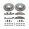 thumbnail image 3 of PowerStop Front Z36 Truck & Tow Carbon-Fiber Ceramic Brake Pad and Drilled and Slotted Rotor Kit Fits: FORD LINCOLN Select Models K4682-36, 3 of 9