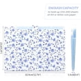 thumbnail image 5 of WarmHaven Expanding File Folder with 5 Pockets, Floral Accordion File Organizer for Important Document，Portable Receipt Paper Organizer，School Office Supplies,Blue, 5 of 8