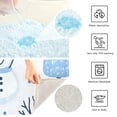 thumbnail image 3 of Yayeee Bath Rug for Bathroom Floor Non Slip Rectangle Fluffy Soft Absorbent Mat, 16"x24", Simple Cartoon Snowmen, 3 of 7