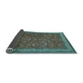 thumbnail image 2 of Ahgly Company Indoor Round Persian Light Blue Traditional Area Rugs, 7' Round, 2 of 4