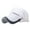 White, variant on Men Hollow Breathable Baseball Cap Vintage Washed Cotton Mesh Back Cap Under $8 UPF 40+ Outdoor Sunscreen Hat with Pre-Curved Visor for Hiking Fishing Daily Casual Wear
