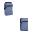 thumbnail image 3 of Destyer Adjustable And Durable Belt Bag For Hands-free Storage Plenty Of Storage Space Mobile Phone Case blue 2Set, 3 of 6