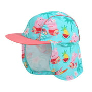 Peppa Pig Sun Hat Tropical Pattern Official Merchandise Multicoloured