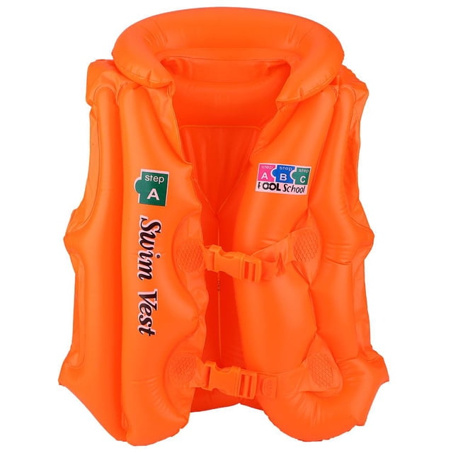 Chaleco Salvavidas Para Niños, Chaleco Salvavidas Para Niños, Piezas Inflables Múltiples, Hebilla Doble, Material De PVC Respetuoso Con El Medio Ambiente Para Nadar A La Deriva ANGGREK Otros