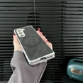thumbnail image 6 of SaniMore for Samsung Galaxy Z Fold 3 Case, PU Leather with Hinge Protection, Wireless Charing Shockproof TPU Bumper for Girls Men Slim Anti-drop Magnetic Car Mount for Samsung Z Fold 3, Brown, 6 of 8