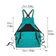 thumbnail image 6 of Ludlz Gardening Apron Large Deep Pouch Fruit Picking Apron Easy Access Snap Design Work Apron for Home Garden, 6 of 8