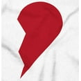 thumbnail image 2 of Other Half Heart Cute Matching Set Plus Size Crewneck Graphic Tee Shirt Brisco Brands 4X, 2 of 5